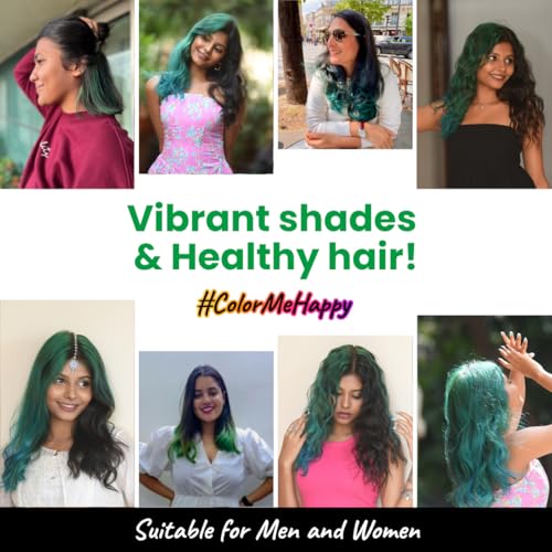 2.Oh! Italian- Emerald Green Hair Color For Women & Men | Ammonia-Free DIY Semi Permanent Hair Color | Enriched with Argan Oil | Lasts upto 12-15 Washes