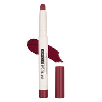 Swiss Beauty Non-Transfer Matte Cat Lip Crayon | Water-Resistant | Long-Lasting 8 Hours Stay | Retractable Lip Crayon | Shade - Poppy-Rouge, 1.5g |