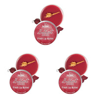 Nat Habit Lip Balm Fresh Beetroot Crush 10gm Lip Butter With Desi Ghee & Raw Honey For Natural Pink Lips, Nourishment, Dark And Chapped Lips - (Pack of 3)