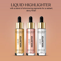Lakyou Beauty Born to Glow Liquid Highlighter | Gold | 30ml | Radiant Luminous Finish | Buildable & Long-Lasting