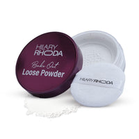 Hilary Rhoda Bake Out Loose Powder | Setting Loose Powder for Face | Matte Finish & Lightweight Loose Powder | Hides Imperfections | Oil Control Formula | 10gm (Tanslucent | Shade 01)