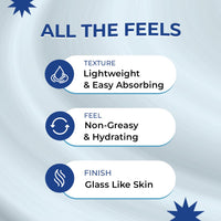 Moody Hydro Burst Beach Please Body Sunscreen Lotion SPF 30 with Ceramide | Broad Spectrum Sun Protection Lotion | Non Greasy | No White Cast | Quick-Absorbing | Suitable For All Skin Types, 200ml