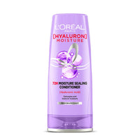 L'Oreal Paris Hyaluron Moisture 72H Filling Shampoo With Hyaluronic Acid for Dry & Dehydrated Hair 340ML + Conditioner 180 mL, Regime Pack of 2