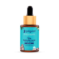 Pilgrim Korean 2% Salicylic Acid + 3% Glycolic Acid Anti Acne Serum for oily & acne prone skin | All Skin Types | Korean Skin Care | For Men & Women | 30ml