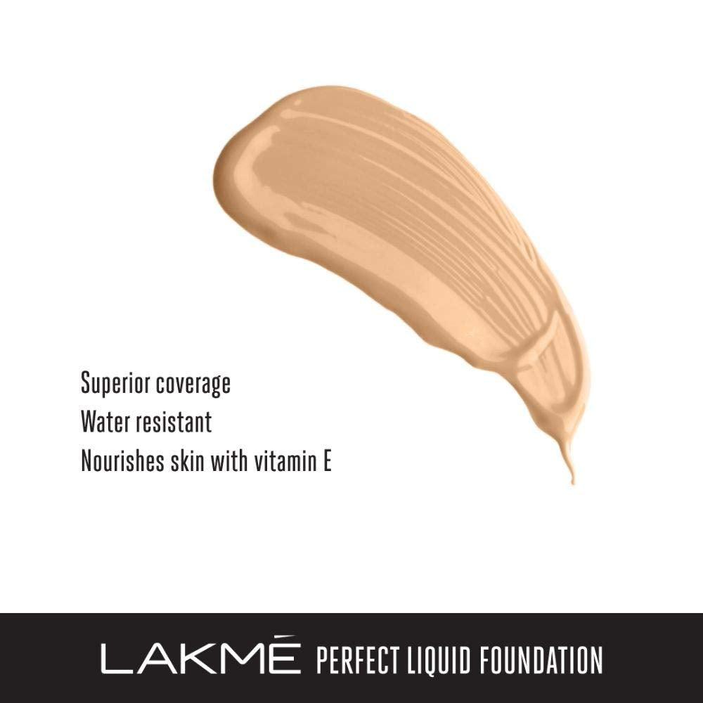Lakmé Perfecting Liquid Light Coverage Foundation, Pearl, For All Skin 27Ml And © Complexion Care Face Cream, Bronze, 9G Matte Finish, 2 Count