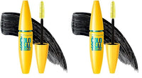 Maybelline New York Mascara, Volumizing & Lengthening, Waterproof, Black, Volume Express Colossal, 10ml (Pack of 2)