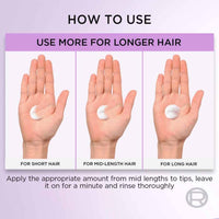 L'Oreal Paris Hyaluron Moisture 72HR Moisture Sealing Conditioner powered by Hyaluronic Acid, for Frizz-free, Hydrated and Bouncy Hair Full of Life | 180 ml