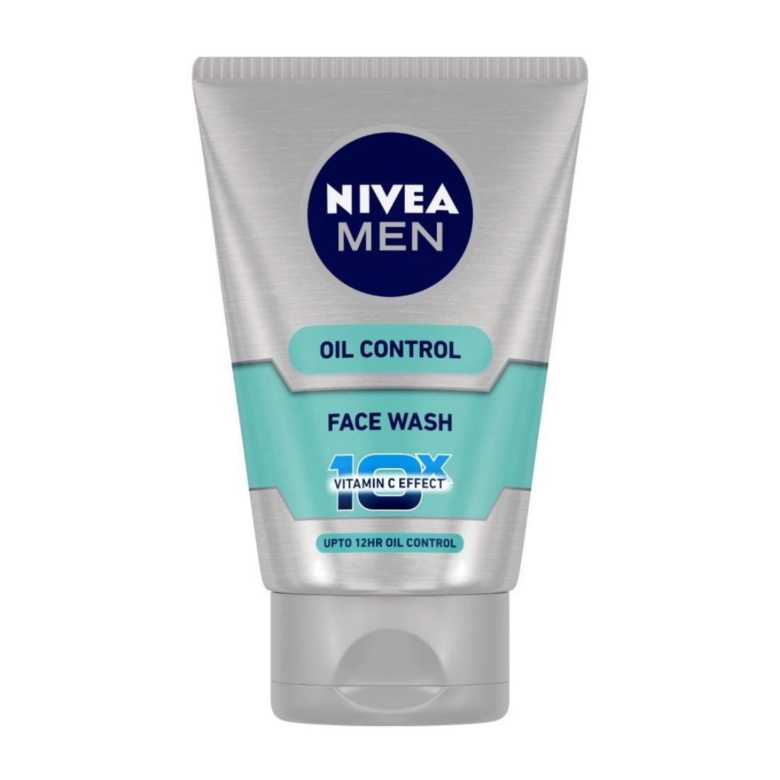 NIVEA Men Shower Gel, Active Clean Body Wash, Men, 250ml And NIVEA Men Face Wash, Oil Control, 10x Vitamin C, 100g