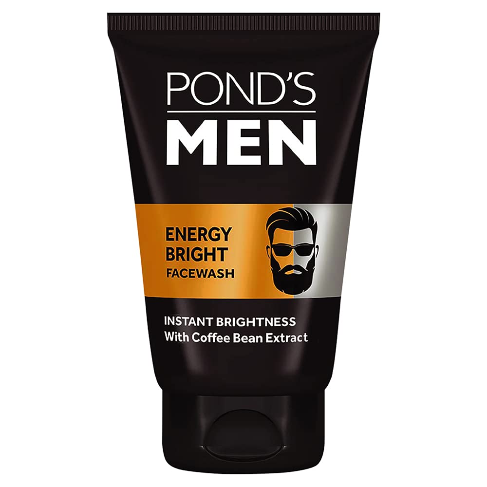 POND's Bright Beauty Spot-less Glow Face Wash With Vitamins, 200g & POND's Men's  Energy Bright Face Wash Coffee Beans Bright Skin, 100g