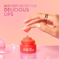 Lakmé Exfoliating Lip Scrub With Hyaluronic Acid For Soft, Smooth Lips | Lip Love Lip Scrub, 15Gm