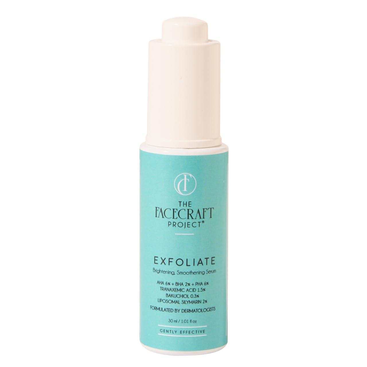 THE FACECRAFT PROJECT Exfoliate Gentle Face Formula | Smooth Texture | Hydrating | Daily Use |(30ml)