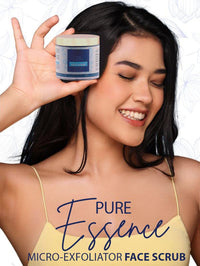 PURE AATMAN Face Cleanser with Micro Exfolaitor Face Scrub for Men & Women Face Scrub For Normal to Dry Skin + Face Cleanser (Combo Pack Of -2)