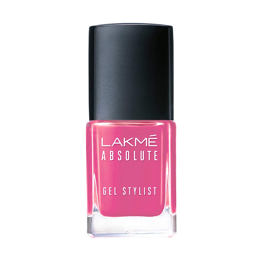 Lakmé Absolute Glossy Finish Gel Stylist Nail Color & Nail Color Remover Combo,12 ML
