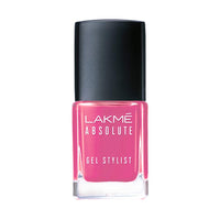 Lakmé Absolute Glossy Finish Gel Stylist Nail Color & Nail Color Remover Combo,12 ML