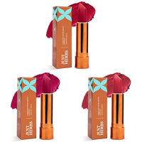 Just Herbs Ultra Matte Bullet Lipstick 4 g & Just Herbs Ultra Matte Bullet Lipstick 4 g & Just Herbs Ultra Matte Bullet Lipstick 4 g (Dreamy Rose)