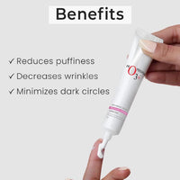 O3+ Eye Circle Cream - Brightening & Whitening for Dark Circles, 15g & O3+ D-Tan Radiance Face Wash With Vitamin C Glowing Skin and Deep Cleanses and Unifies Skin Tone 60gm Combo
