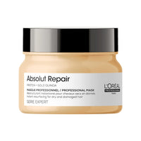 L’Oréal Professionnel Absolut Repair Hair Mask with Protein & Gold Quinoa for Dry and Damaged Hair, Serie Expert, 250gm & L'Oréal Professionnel Xtenso Care Serum 50 ml, For Straightened Hair