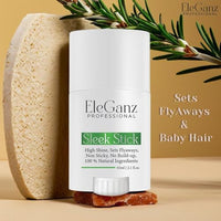 Eleganz Sleek Stick | Hair Wax Stick | High Shine | Sets Flyaways | Non Sticky | No Build-up | 100% Natural Ingredients | 65 ml