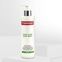 iCosmetiques Sulphate (SLS) & Silicone Free Body Wash |Aloe Vera & Glycerin |Nourishes, Brightens & Hydrates Skin |Long-Lasting Freshness |Unisex Total Care Shower Gel |250ml