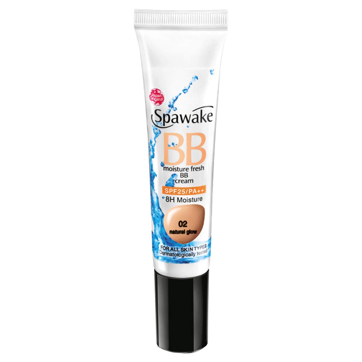 Spawake Face Serum Whitening Triple Care with Vitamin C for Smooth and Bright Skin 45ml + Moisture Fresh BB Cream Natural #02 15ml, Combo Pack