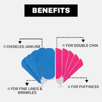 HOUSE OF BEAUTY Overnight Anti-Wrinkle Fabric Face Tape Patches, Helps in Improve Anti-Aging Wrinkles, Moisturize and Smoothing Skin (10 Patches)