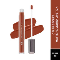 C2P Pro Liquid Lipstick Waterproof Matte Orange Lipsticks for Women | Long Lasting Smudge Proof | Infused with Argan Oil, Celeb Secret (Liquid Lipstick Huma, 2 ml)