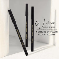 Million Colors Waterproof Wink Ink Kohl Kajal | Infused with Chamomile and Almond Oil | Smudge Proof & Long-Lasting | One Swipe Application - Rich Color Payoff | Stays Upto 24HR