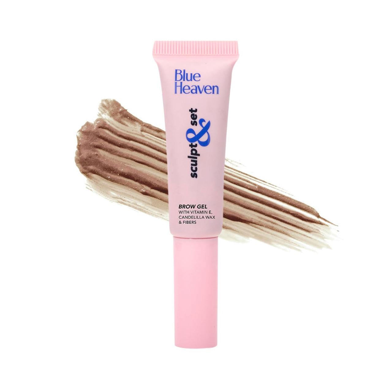 Blue Heaven Sculpt & Set, Eyebrow Gel with Applicator, Brown, 8gm, For Full Voluminous Looking Natural Eye Brows