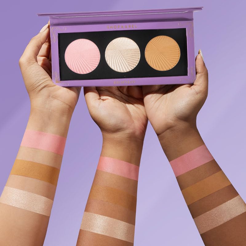 Shopaarel Richness 3C Palette Blusher Contour Highlighter