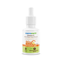 Mamaearth Vitamin C Daily Glow Face Cream and Serum With Turmeric for Skin Illumination - 80 for Men & Women
