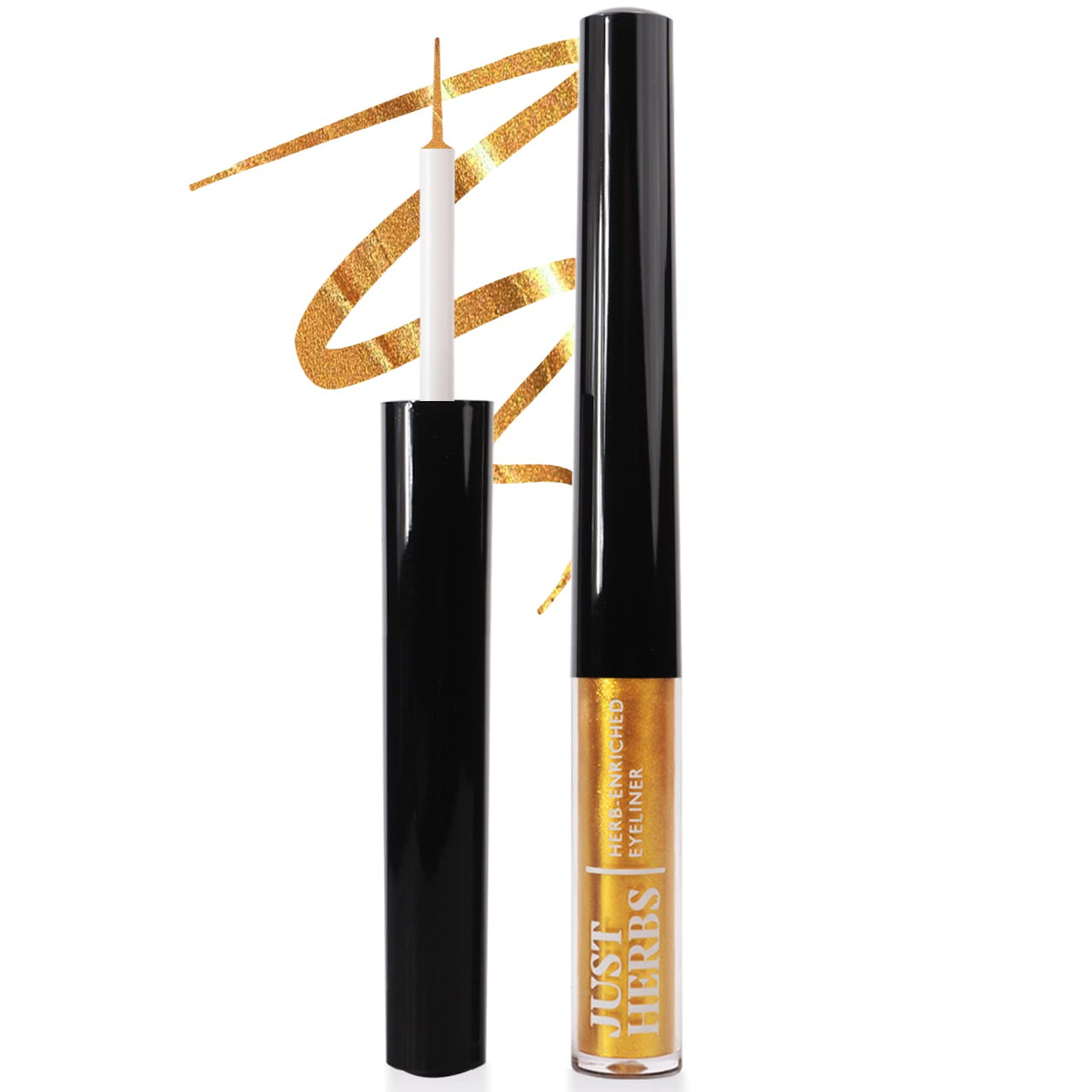 Just Herbs Gel Eyeliner Waterproof And Smudge Proof & Eyeliner Waterproof And Smudge Proof Combo, Red, Matte Finish