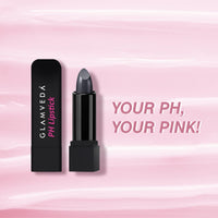 Glamveda Ph Lipstick | Color Changing Black Lipstick With Glossy Pink Payoff | Long Lasting Nourishment, SPF 10, Enriched With Vitamin E & Jojoba Oil| Vegan & Paraben Free | 4 gm Pack of 1