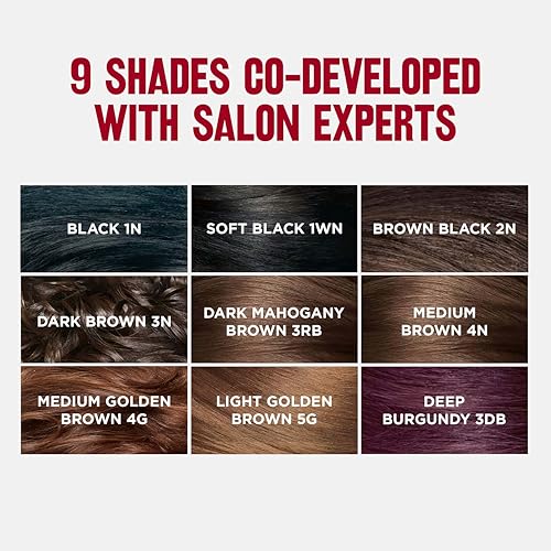 Revlon ColorSilk Permanent Hair Color For Women, Salon Perfect Hair Colour at Home with 100% Grey Coverage | Pro-Keratin & No Ammonia | Up to 8 Weeks of Colour | Shade - Medium Brown 4N (Pack of 1)