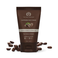 The Man Company Coffee Face Wash for Deep Cleansing & Oil Control - 100ml | Tan Removal with Coffee Arabica & Green Tea Extracts | Soothes Skin