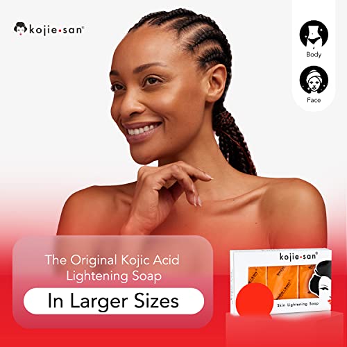 Kojie San Original Facial Beauty Soap - 65G, 3 Bars Per Pack - Guaranteed Authentic