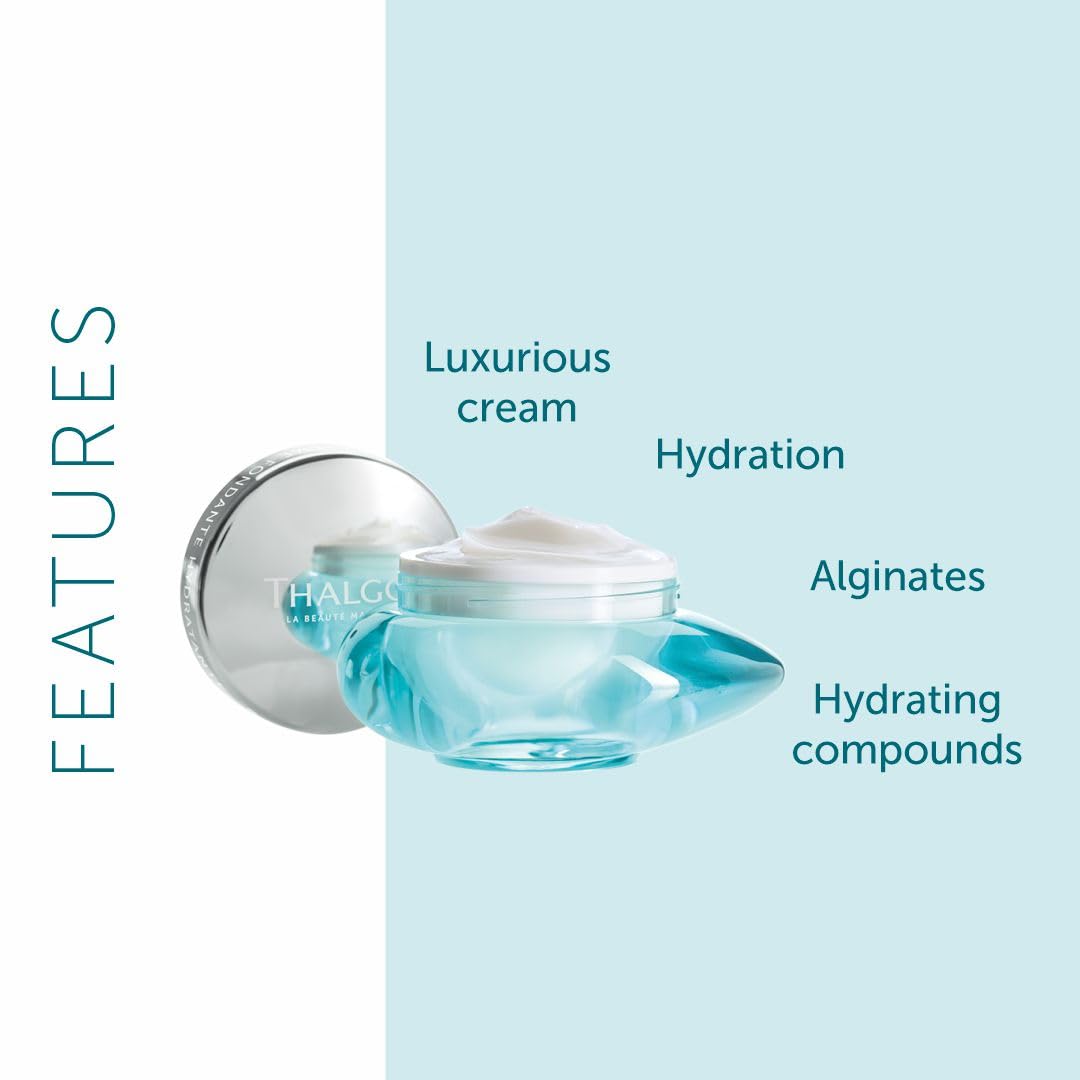 Thalgo Hydrating Melting Cream - Ultra-Hydrating Face Cream with Immediate Comfort and Continuous Care for Dehydrated Skin - 50ml