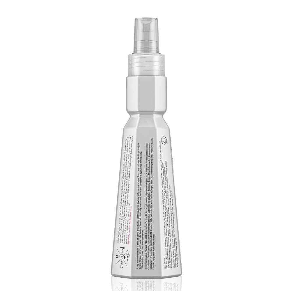 BBlunt Hot Shot Heat Protection Mist | Damage Protect | with Grapeseed Oil & Provitamin B5-150 ml (Pack of 3)