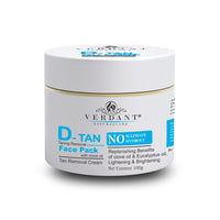 Verdant Natural Care Instant Glowing D Tan Pack for Glowing Skin (100ml)