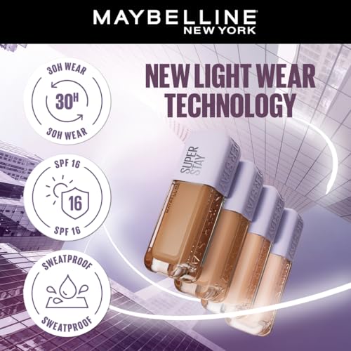 Maybelline New York Super Stay Lumi-Matte Liquid Foundation - 228, Up To 30H Long Wear, Water & Transfer Proof. SuperStay Lumi-Matte Liquid Foundation comes with Non-comedogenic & Vegan Formula | 35ml