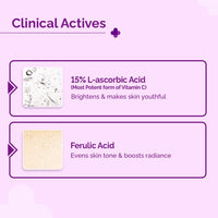 The Derma Co 15% Vitamin C Serum Intense Brightening Ampoule Kit|Radiant & Glowing Skin In 7 Days|7 Fresh Mix|Brightening For Dull Skin|Most Potent Vitamin C (L-Ascorbic Acid)|Ferulic Acid - 14 Ml