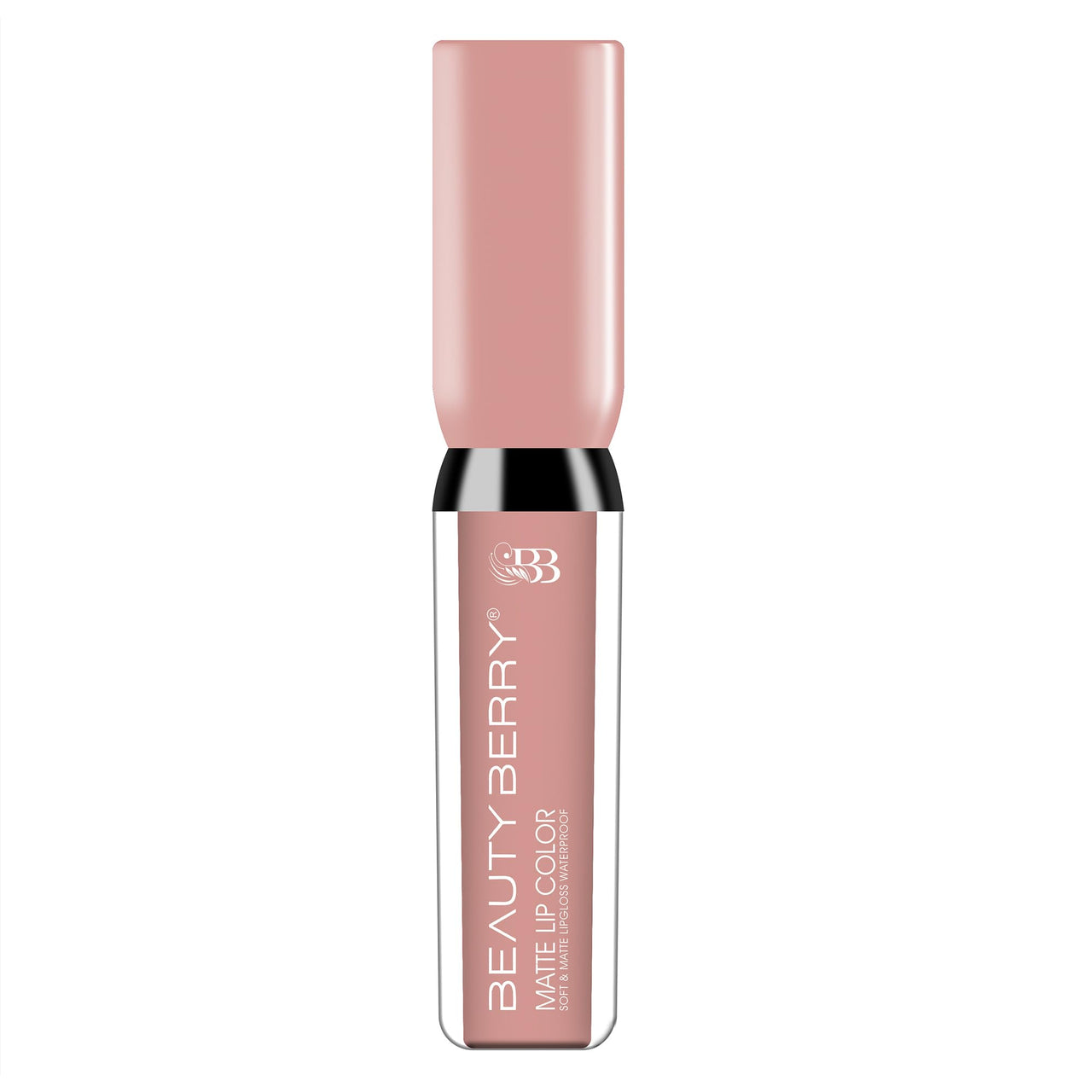 Beauty Berry Soft & Matte Waterproof Lip Color Liquid Lipstick | Rich Pigment, Long Lasting Liquid Lipstick | Non-Transfer Liquid Lipstick for Women Enriched with Vitamin E (05 - Sandstrom, 4.5 ml)