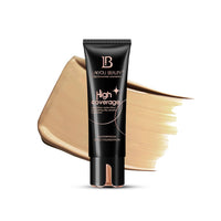 Lakyou Beuty High Coverage Foundation Cream | Weightless | Matte Effect | Long Lasting | Waterproof Base Foundation | Shade-05(Rich Nude) | 80ml