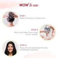 WOW Skin Science Apple Cider Vinegar Shampoo - 1L | Mild Anti-Dandruff Shampoo For Daily Use | Suitable For Men & Women | Balances PH Level | Contains No Sulphates, Parabens or Harmful Chemicals