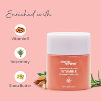 Earth Rhythm Vitamin E Intense Nourish Day Cream, Plumps Skin, Provide Moisturization, Vitamin E, Shea Butter, Rosemary, for Men & Women - 30g