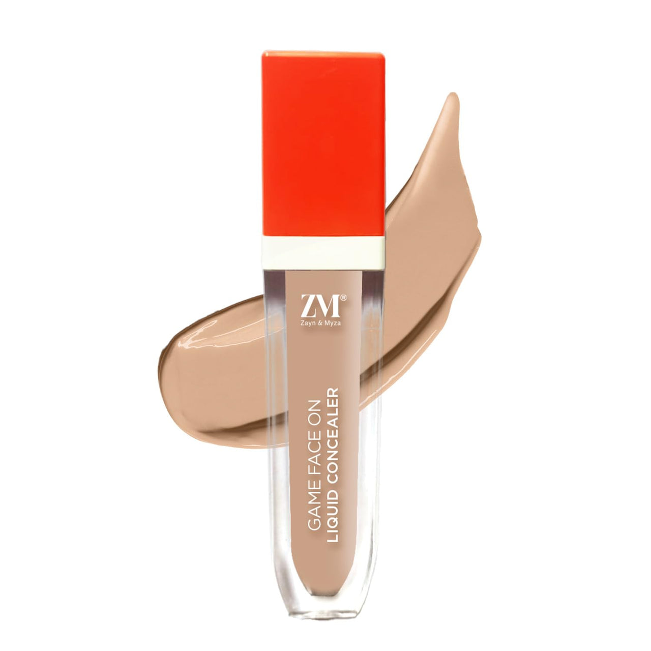 ZM Zayn & Myza Liquid Concealer for Face Makeup | Buildable Coverage | Easily Blendable | Conceals Dark Circles & Blemishes | Flawless Matte Finish, Sweatproof | Shade - Deep, 6 ml