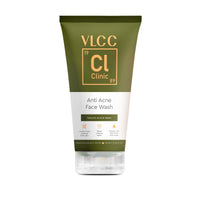 VLCC Clinic Anti Acne Face Wash - 150ml | Salicylic Acid & Neem For Acne Prone Skin | Acne control, Oil-Prone Skin | Fades Acne, Spots & Brightens Skin | Smooth & Soft Skin | Paraben Free