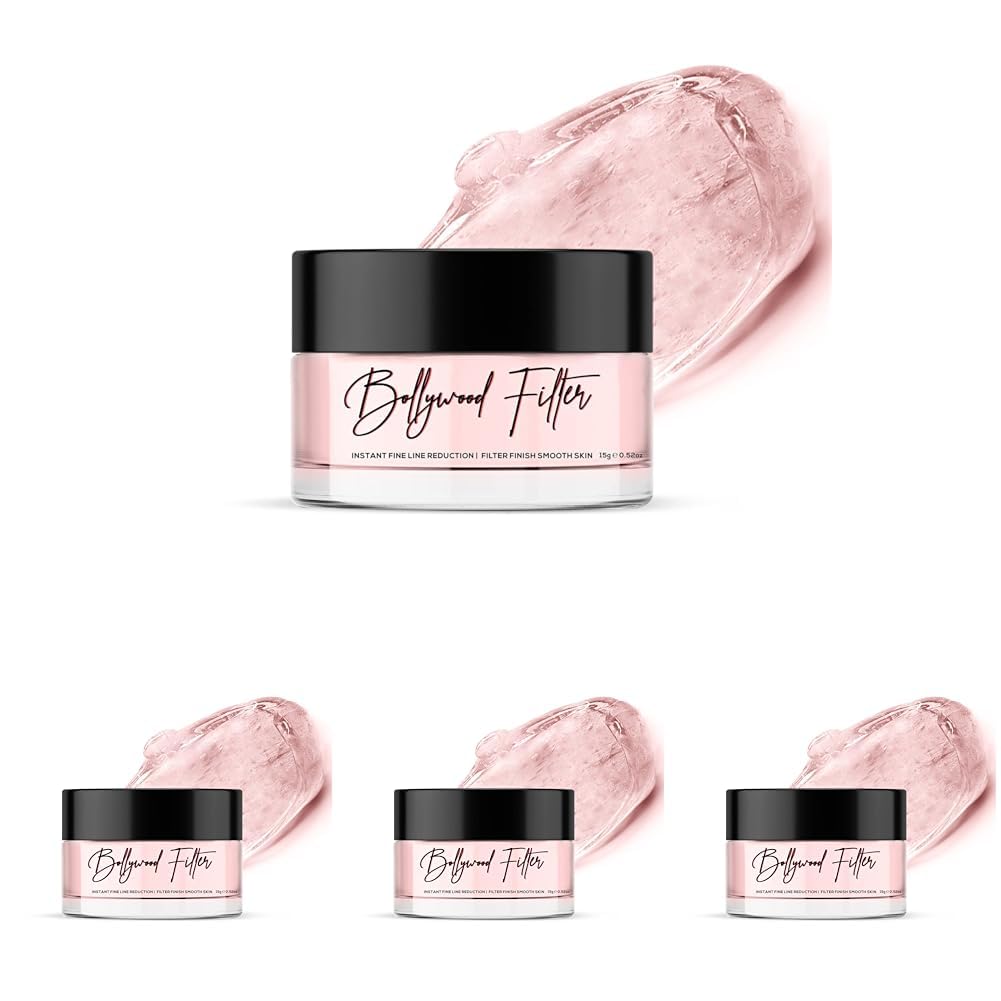 RENEE Bollywood Filter Face Primer 15gm | for a Flawless & Smooth Skin | Blurs Fine Lines, Wrinkles & Pores Instantly | Hydrating, Lightweight & Non-sticky | Cruelty-free (Pack of 4)