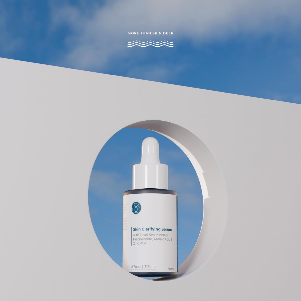 SeaSoul Skin Clarifying Serum 30ml | Pore Refining, Oil & Acne Control | Reduces Dark Spots, Blemishes & Redness | With Dead Sea Minerals, Niacinamide, Azelaic Acid & Zinc PCA | For Sensitive Skin