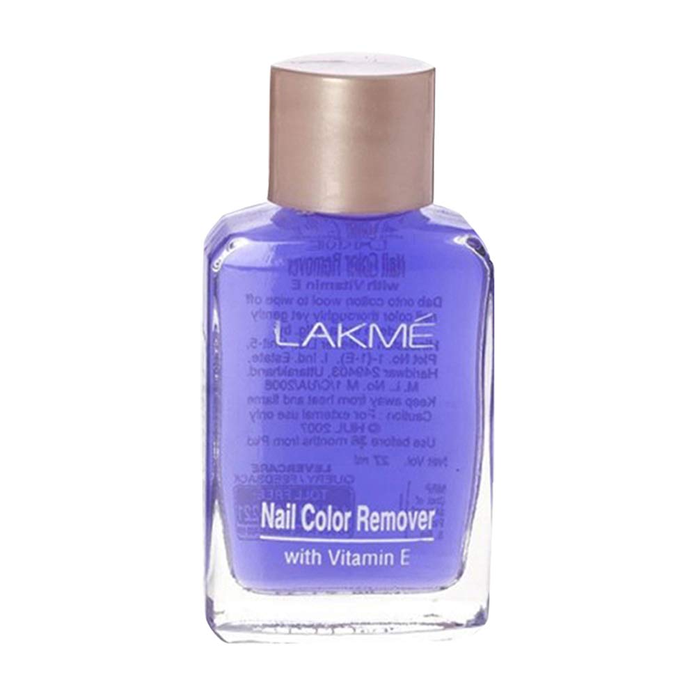 Lakmé Nail Color Remover, 27ml & Lakmé Perfecting Liquid Foundation, Shell, Waterproof Full Coverage Long Lasting - Light Oil Free Face Makeup with Vitamin E, Dewy Finish Glow, 27 ml