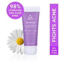 Light Up Dewdrop Anti-Acne Hydrating Face wash | Face wash for oily, Acne Prone & Combination Skin | Enriched with Niacinamide & Butterfly Pea Flower | Gentle Cleanse Skin from dirt & Oil - 75ml